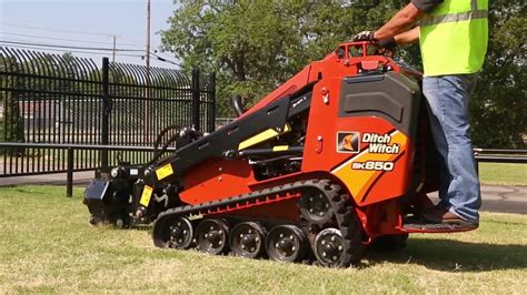 ditch witch 850 mini skid steer|stand behind mini skid steer.